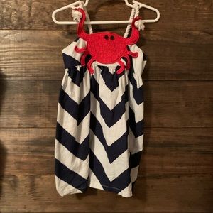 Mudpie 3T Crab dress